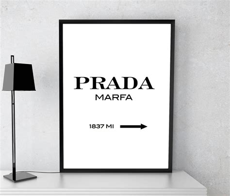 quadro prada da stampare|Prada poster .